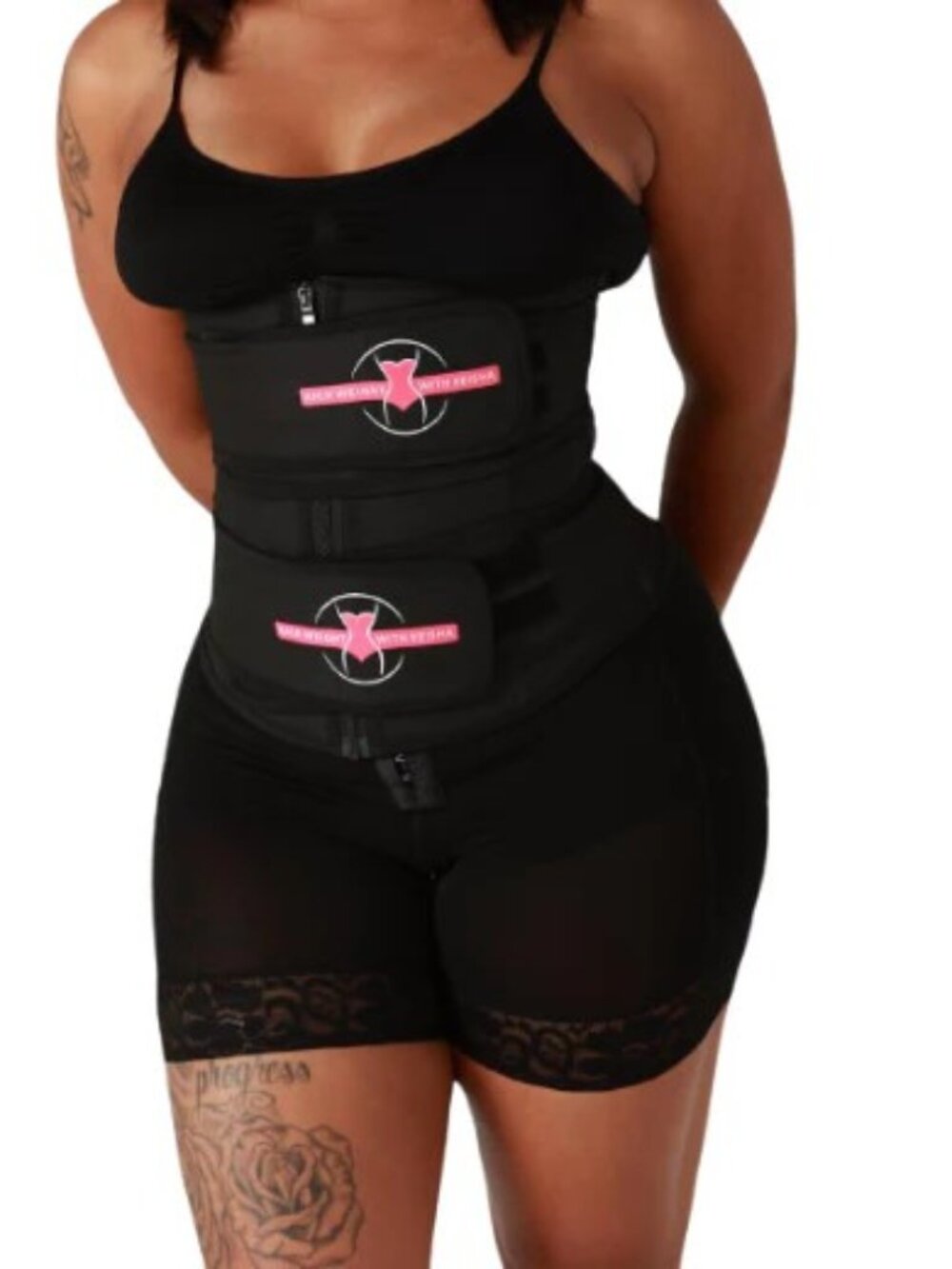 Fupa Be Gone Double Belt Waist Trainer - 4X